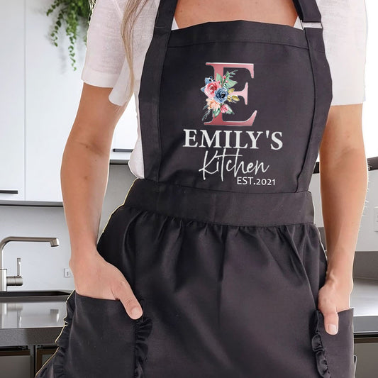 Personalized Aprons for Women Mom Grandma Mother's Day Kitchen Aprons Best Aprons for Women