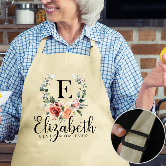 Personalized Aprons for Women Mom Grandma Mother's Day Kitchen Aprons Best Aprons for Women