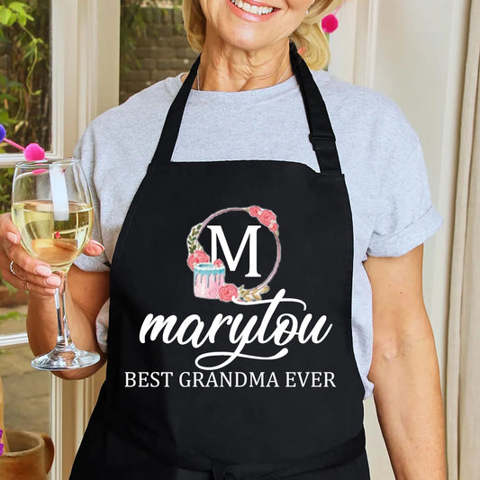 Personalized Aprons for Women Mom Grandma Mother's Day Kitchen Aprons Best Aprons for Women