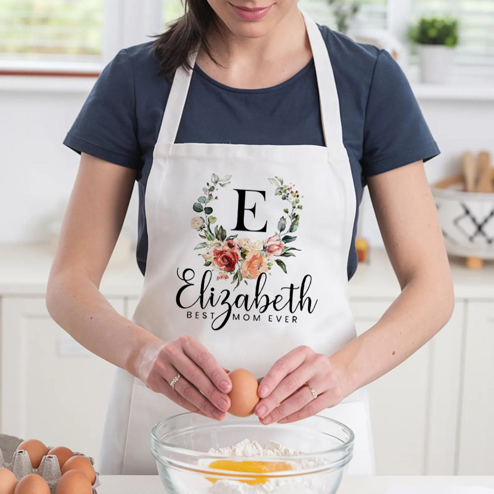 Personalized Aprons for Women Mom Grandma Mother's Day Kitchen Aprons Best Aprons for Women