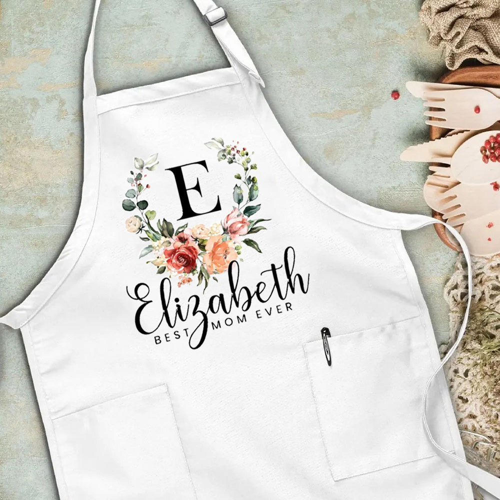 Personalized Aprons for Women Mom Grandma Mother's Day Kitchen Aprons Best Aprons for Women