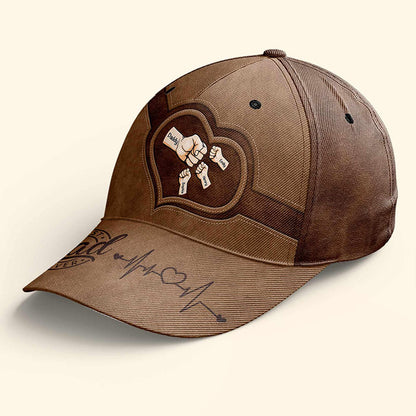 Personalized Fist Bump Dad Grandpa Classic Cap Father's Day Gift Ideas
