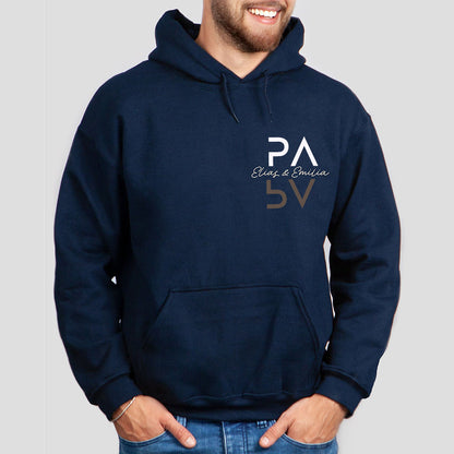 Personalized PAPA Dad Shirt with Kid's Names Father's Day Gift