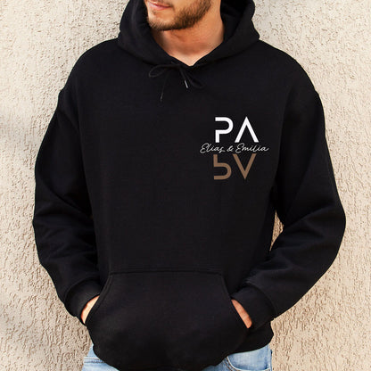 Personalized PAPA Dad Shirt with Kid's Names Father's Day Gift