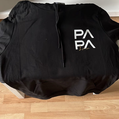 Personalized PAPA Hoodie Kid's Names Father's Day Gift New Dad Gift