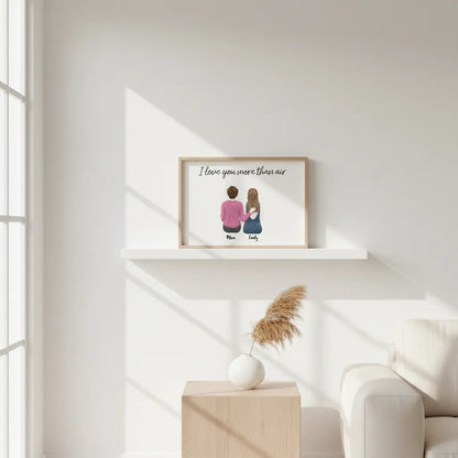 Personalized Framed Wall Art for Mom Mother's Day Gift from Daughters