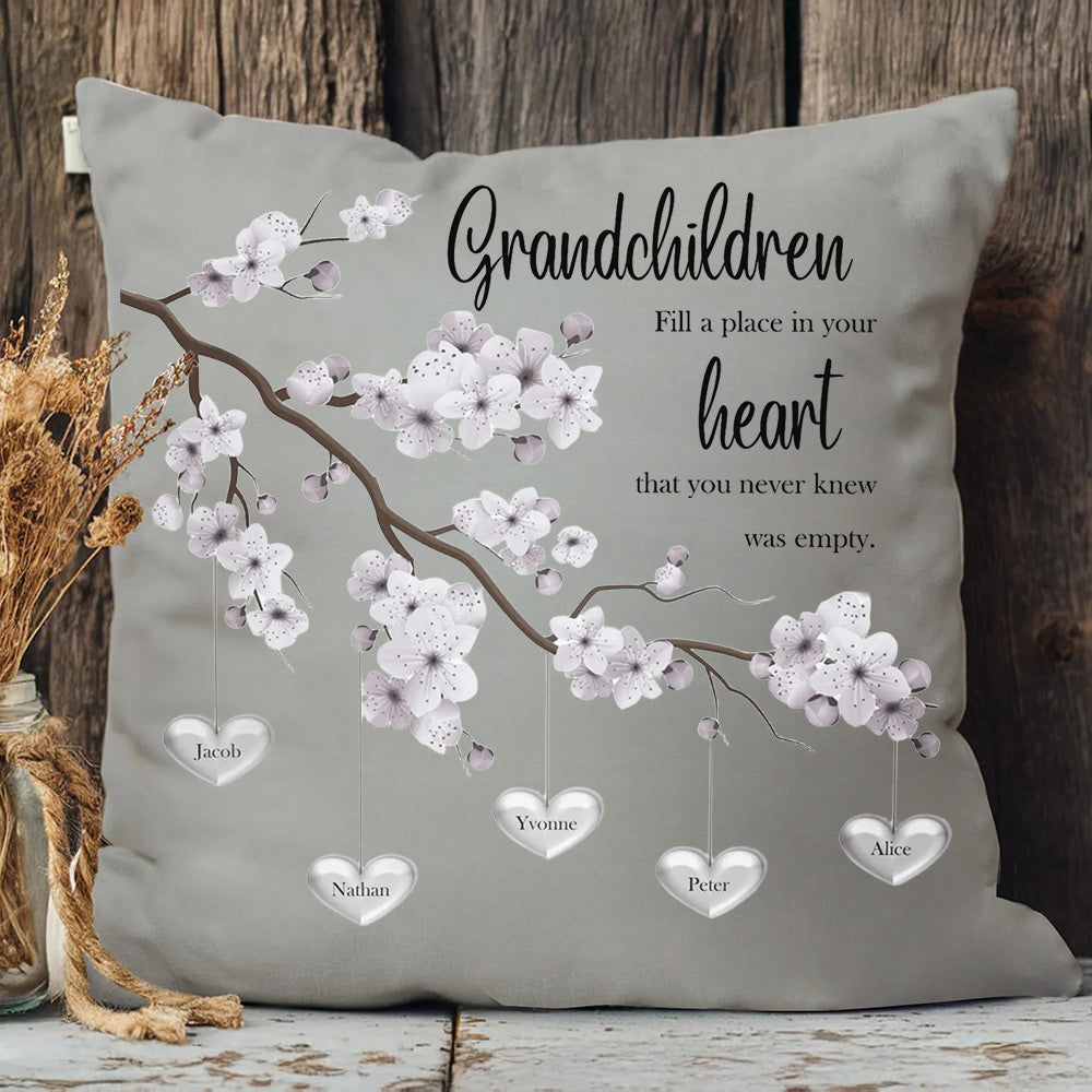 Personalized Family Tree Pillowcase Mother's Day Family Tree Pillow Keepsake Unique Genealogy Gift