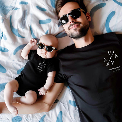 Personalized Father Daughter Matching Shirts Dad and Me Father’s Day Matching Shirts Gift for Dad