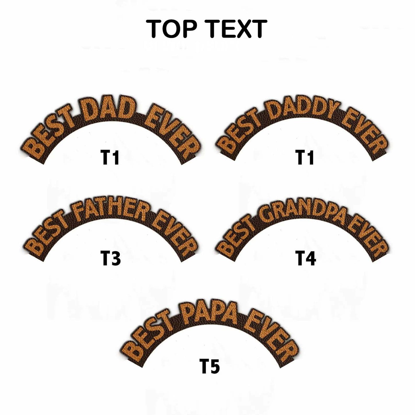 Personalized Best Dad Ever The Man The Myth The Legend DAD Hats with Kids Names Leather Patch Trucker Hat Father's Day Gift