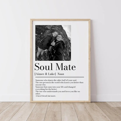 Personalized Couple Picture Collage Memorable Gift for Partner