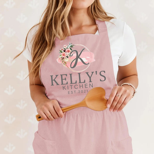 Personalized Aprons for Women Mom Grandma Mother's Day Kitchen Aprons Best Aprons for Women