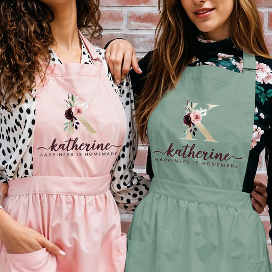 Personalized Aprons for Women Mom Grandma Mother's Day Kitchen Aprons Best Aprons for Women