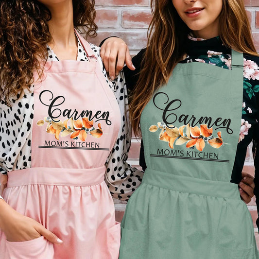 Personalized Aprons for Women Mom Grandma Mother's Day Kitchen Aprons Best Aprons for Women