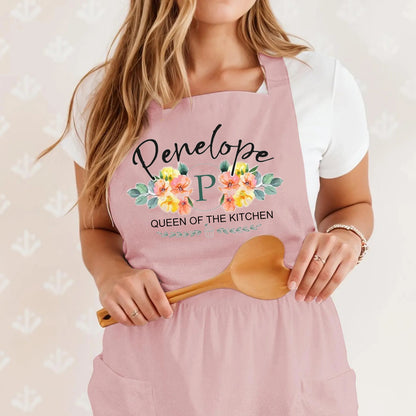 Personalized Aprons for Women Mom Grandma Mother's Day Kitchen Aprons Best Aprons for Women