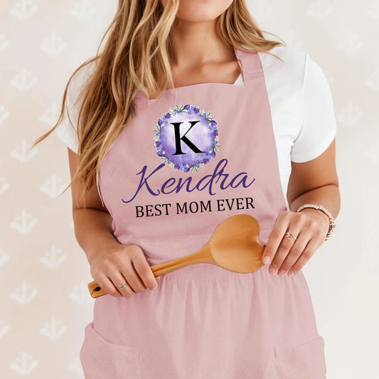 Personalized Aprons for Women Mom Grandma Mother's Day Kitchen Aprons Best Aprons for Women