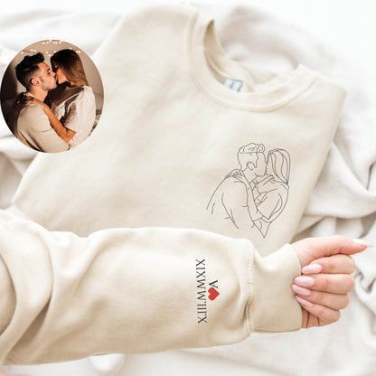 Custom Portrait From Photo Couple Portrait